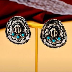 Western cowboy hat earrings